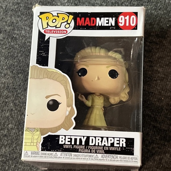 Funko Pop! Television: Mad Men - Betty Draper Vinyl Figure 910 Rare Collectible